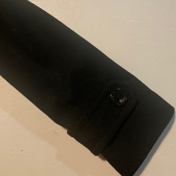 Thread & Supply Black Pea Coat - Picture 2 of 4